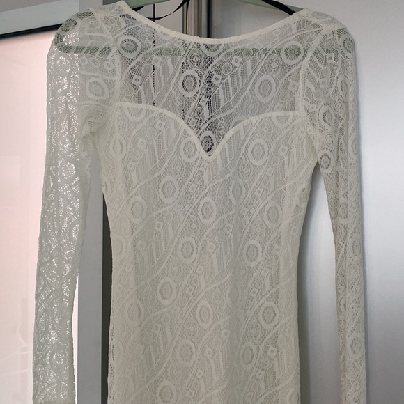 Marciano white bridal shower NWOT Small - Picture 2 of 5